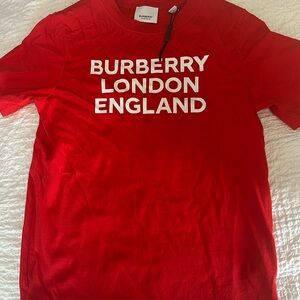 Red Burberry T-Shirt